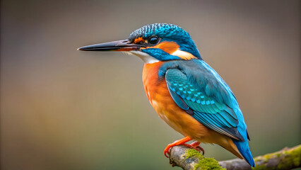 Fototapeta premium kingfisher on the branch