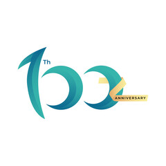 anniversary logo design template