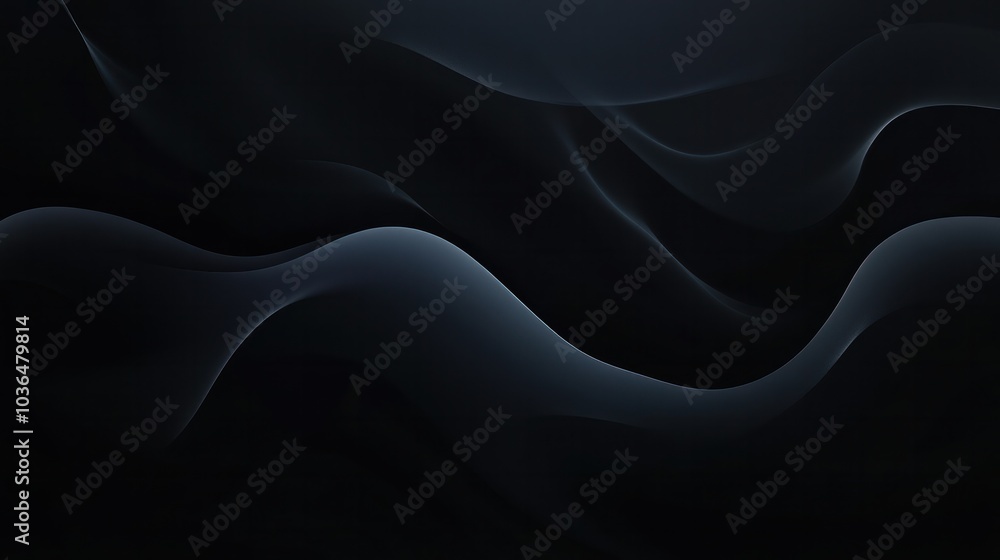 Aufkleber dark abstract background featuring a rich black gradient transitioning