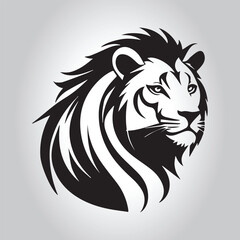 Animal logo Isolated Black on White background