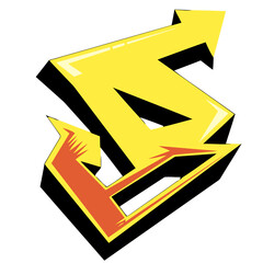 B Font Graffiti Letter Urban