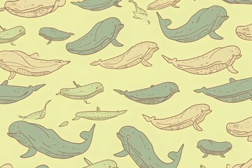 seamless pattern with feathers