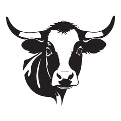 Animal logo Isolated Black on White background