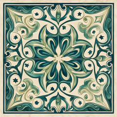 Geometric and Organic Doodle Tile and Carpet Designs with White Borders | Hand-drawn, Abstract, Floral, and Symmetrical Patterns in Soft Pastel and Earth Tones
