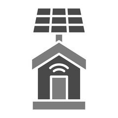 Smart Solar Panel Icon