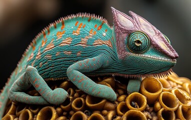 Obraz premium chameleon