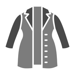 Naklejka premium Lab Uniform Icon