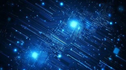 Naklejka premium Abstract Digital Circuitry
