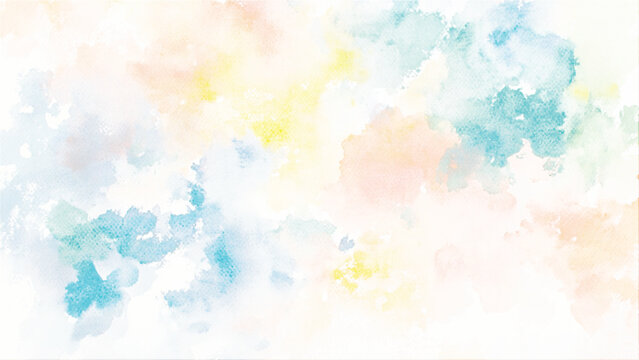 watercolor bright soft colorful texture background. Textura de acuarela con colores claros y fondo luminosos. Watercolor vector abstract background, pattern, texture. For design, pastel colors. Waterc
