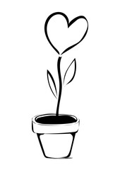 Ein Herz für Blumen