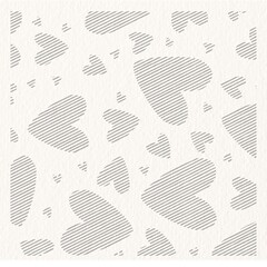 Many Love heart with white background 