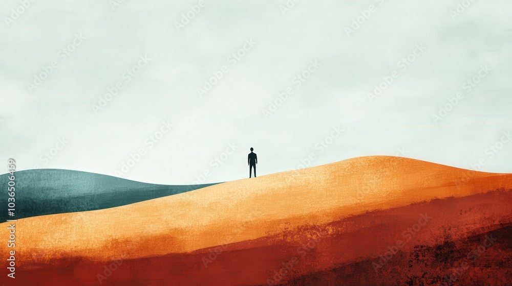 Poster discuss the balance between simplicity and complexity in backgrounds.