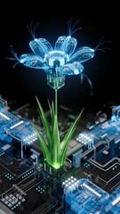 computer network flower