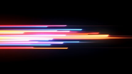 Fototapeta premium Abstract Neon Swirls