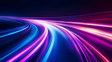Abstract Light Trails