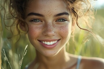 Natural beauty happiness, Generative AI