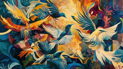 Discuss the use of patterns in backgrounds.