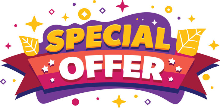 Special Offer Banner Design Sale Promotion