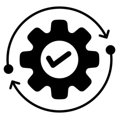 Execution  Icon Element For Design