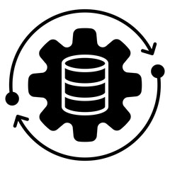Data Processing  Icon Element For Design