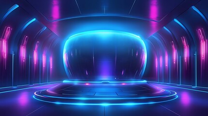 Abstract Digital Corridor