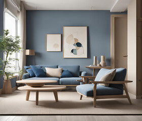 Fototapeta premium Photo modern style interior room 3d illustration Luxury classic modern bedroom suite in hotel. Modern interior design.