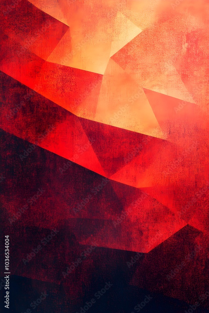 Poster vibrant geometric gradient abstract background for digital design and branding