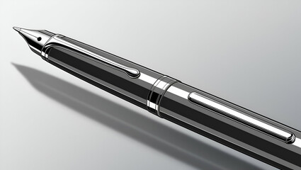 Pen transparent background, pen, steel pen