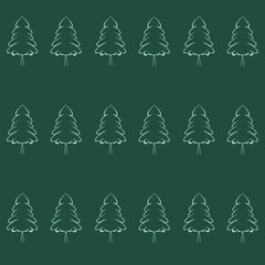 christmas trees pattern