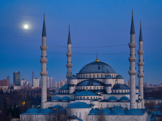 Fototapeta premium Islamic mosque at night photography 21.