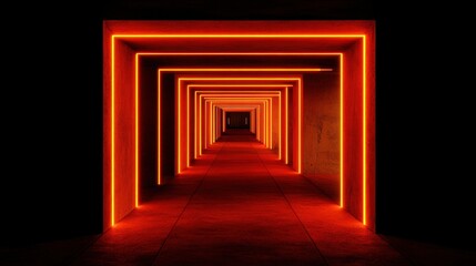 Glowing entranceway breaking through the darkness, symbolizing inspiration and change.