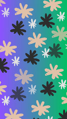 seamless background with flowers