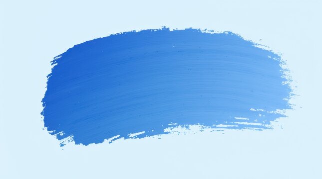 A grainy blue bold brush stroke with a spray texture features hand-drawn distress and damaged edges, creating a vintage template that adds a unique character and artistic flair to any design.