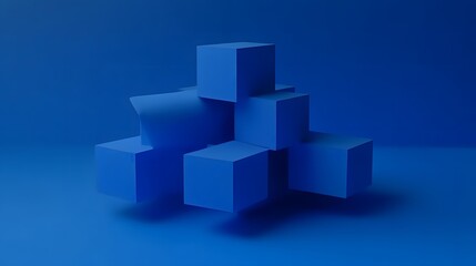 Obraz premium Abstract 3d rendering of a modern geometric background. Minimalistic design for poster, cover, branding, banner, placard