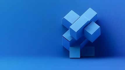 Obraz premium Abstract 3d rendering of a modern geometric background. Minimalistic design for poster, cover, branding, banner, placard