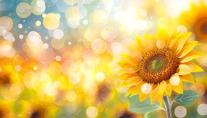 beautiful sunflower background
