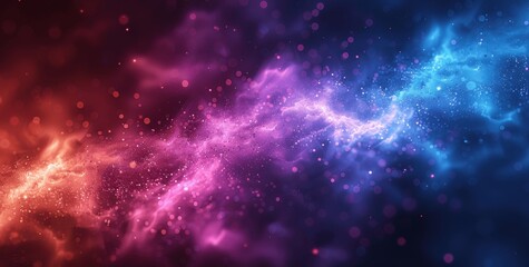 Fototapeta premium Dark Blurred Gradient Background with Blue Purple Black Colors Grain Texture Effect Minimal Vibrant Night Flow Wave Copy Space
