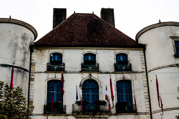 Town hall of the town of Peyrehorade in New Aquitaine