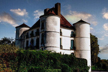 Town hall of the town of Peyrehorade in New Aquitaine