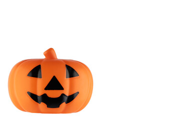 Orange pumpkin figurines halloween decorations