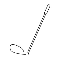 Golf stick icon design template illustration isolated