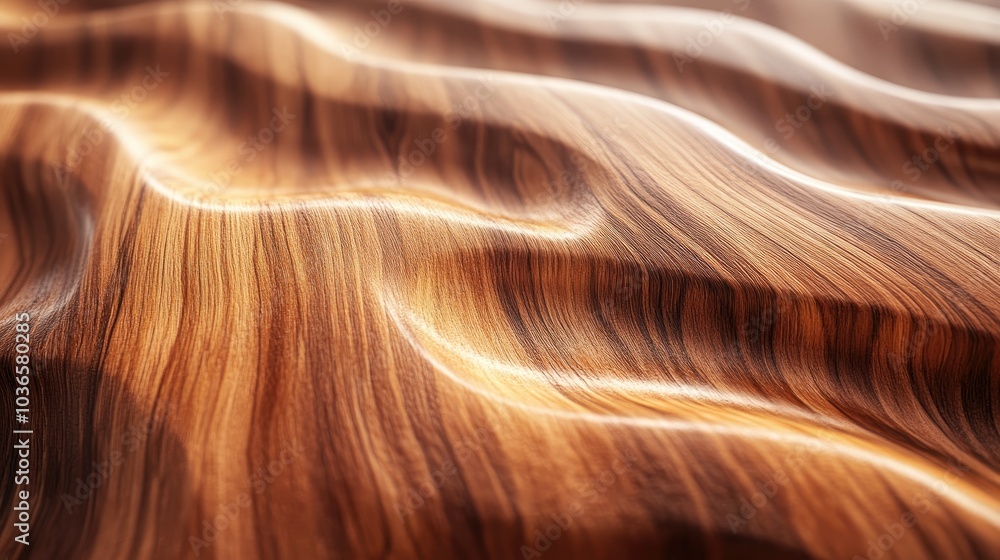 Poster closeup image of a laminated wooden surface with 3d rendering