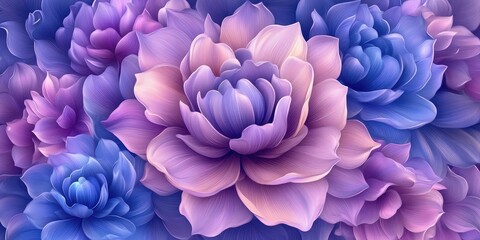 Obraz premium Natural purple and pink fresh eggplant flower, Fresh purple and pink eggplant blossom