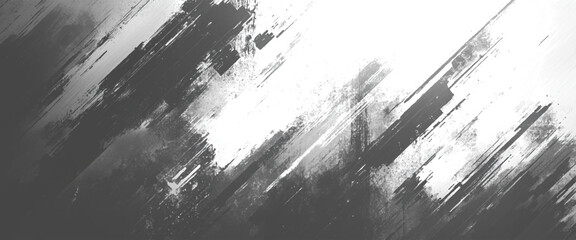 Vector white and black brush stroke wall.