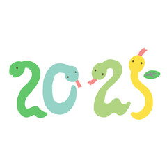 2025年のへびの絵文字