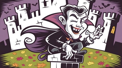 Obraz premium Vampire Character: 