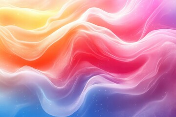 Obraz premium Abstract pastel color wave smooth soft background flowing gradient texture