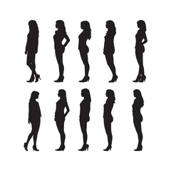 silhouette of a woman