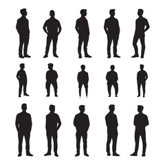 business people silhouettes