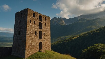 The archer tower is a favorite subject for local photographers